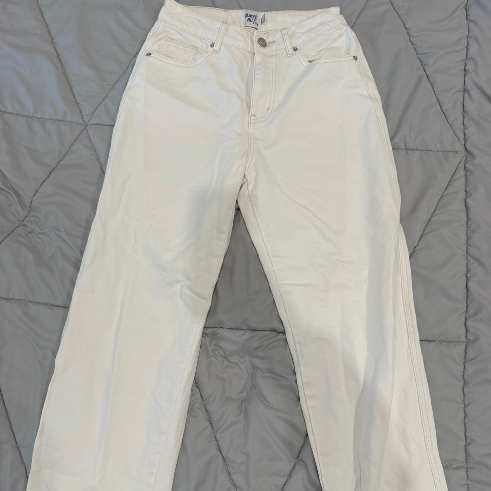 Princess Polly White High Rise Jeans
